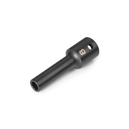 Tekton 1/2 Inch Drive x 8 mm Deep 12-Point Impact Socket SID23308